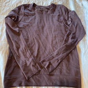 Lululemon Breeze By Long Sleeve, purple, size 4